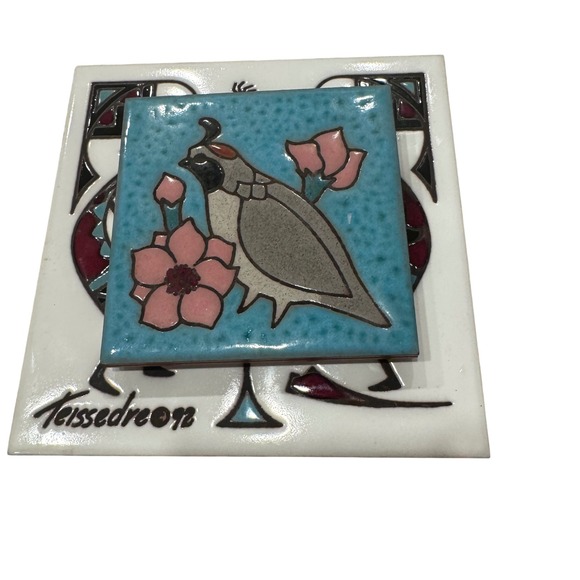 2 Teissedre Designs‎ Kokopelli & Quail Tile Trivet Handcrafted  4x4 6x6
Vintage - Picture 9 of 9
